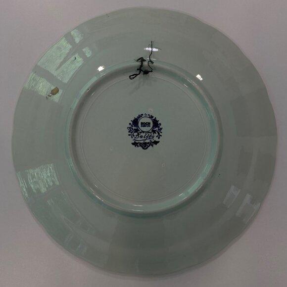 Vintage Nour du Chattel Boch Belgium Delft Blue &White Windmill Scene Decorative - Picture 8 of 16